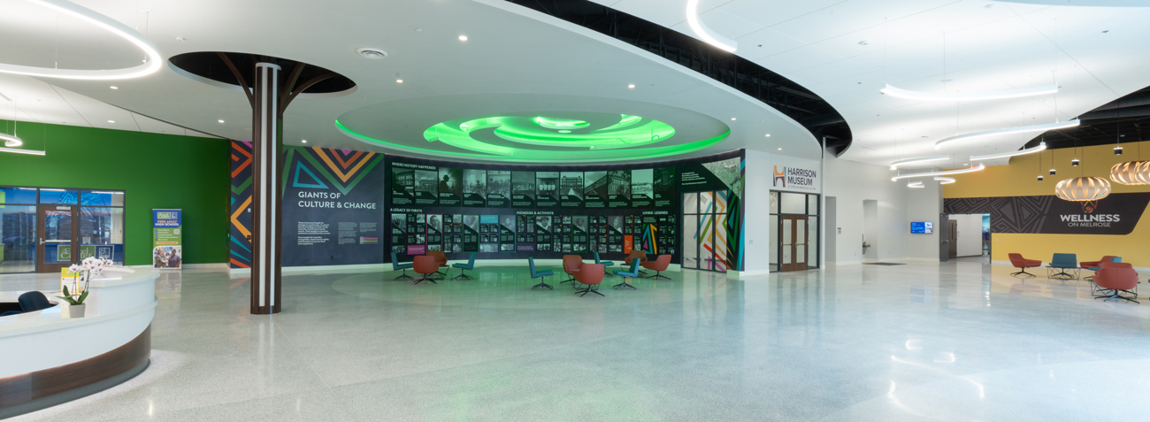 Melrose Plaza entry
